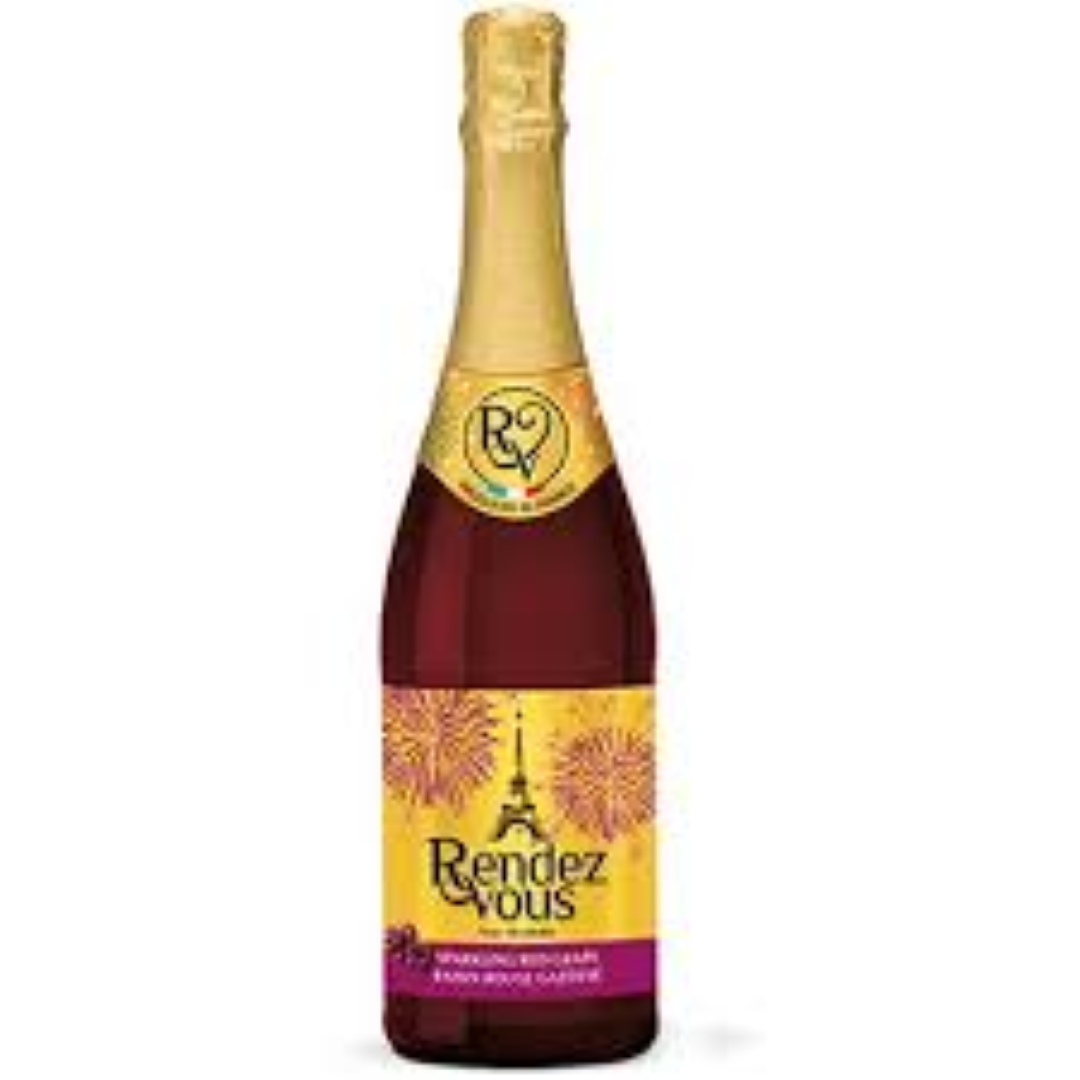 RENDEZVOUS SPARKLING RED GRAPE 750ML